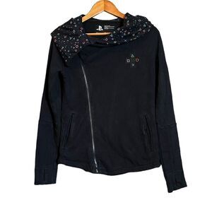 PlayStation black logo hoodie. Size small‎